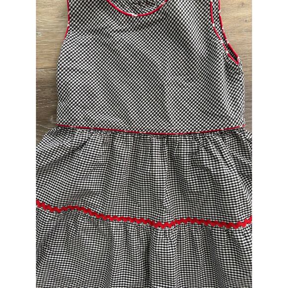 Strasburg Girls Black/white Dress — Size 7Y - Picture 5 of 7
